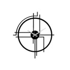 Watch-049 Dekoratif Metal Duvar Saati 