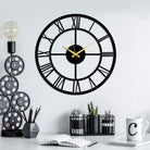 Watch-80 Dekoratif Metal Duvar Saati 