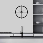 Watch-052 Dekoratif Metal Duvar Saati 