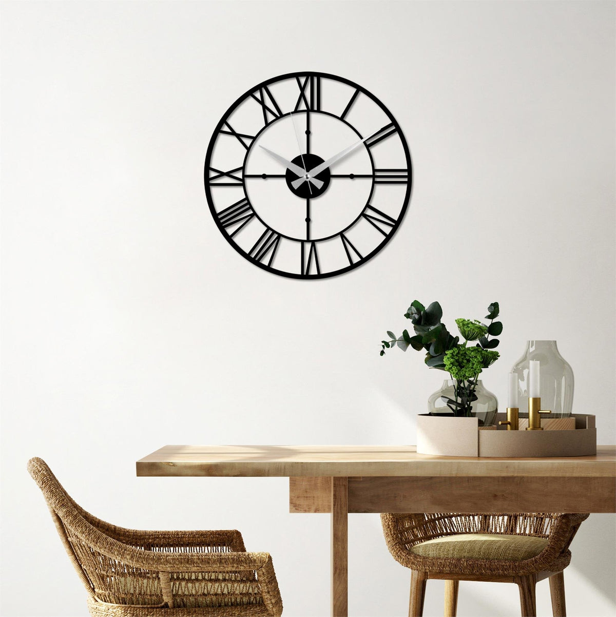 Watch-069 Dekoratif Metal Duvar Saati 