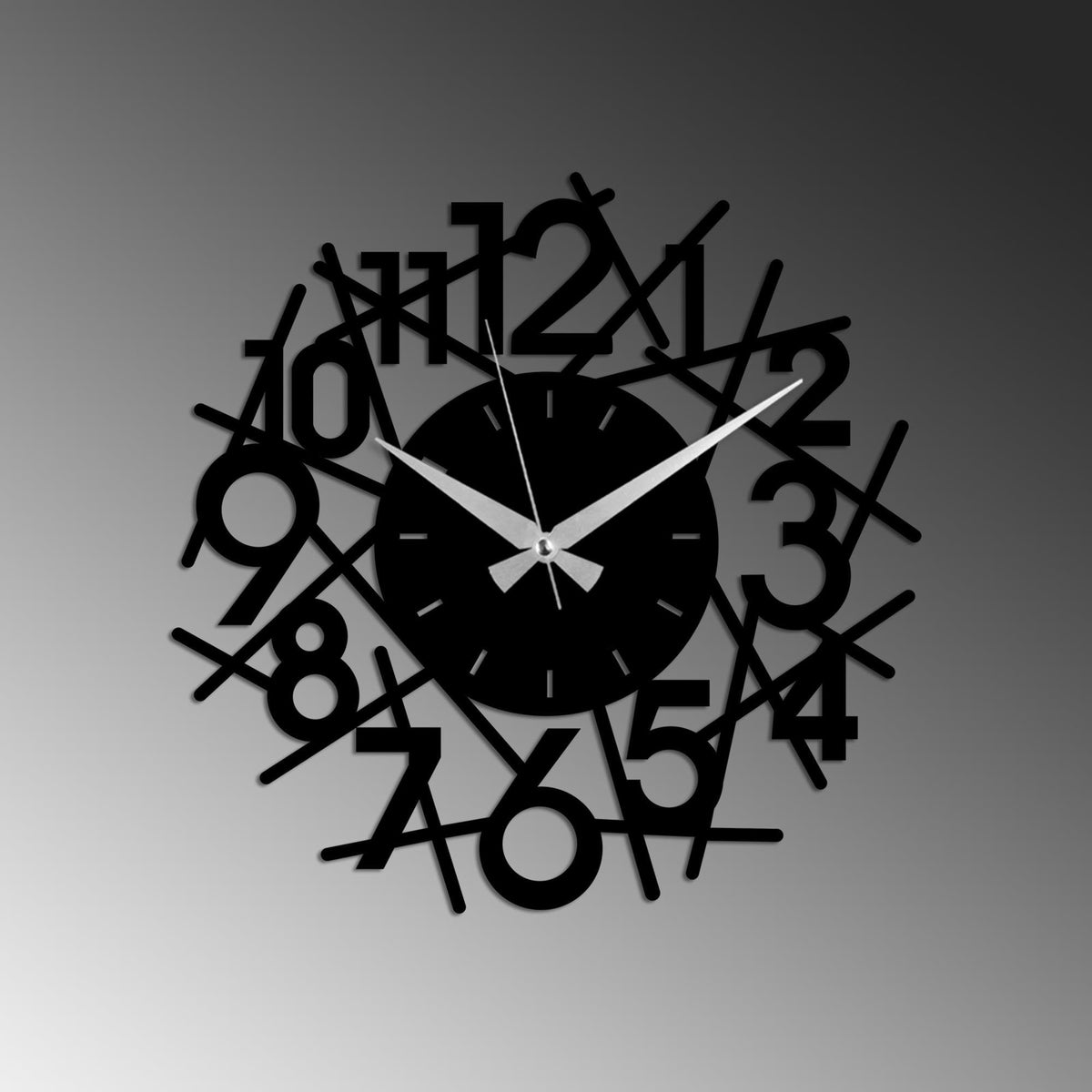 Watch-073 Dekoratif Metal Duvar Saati 