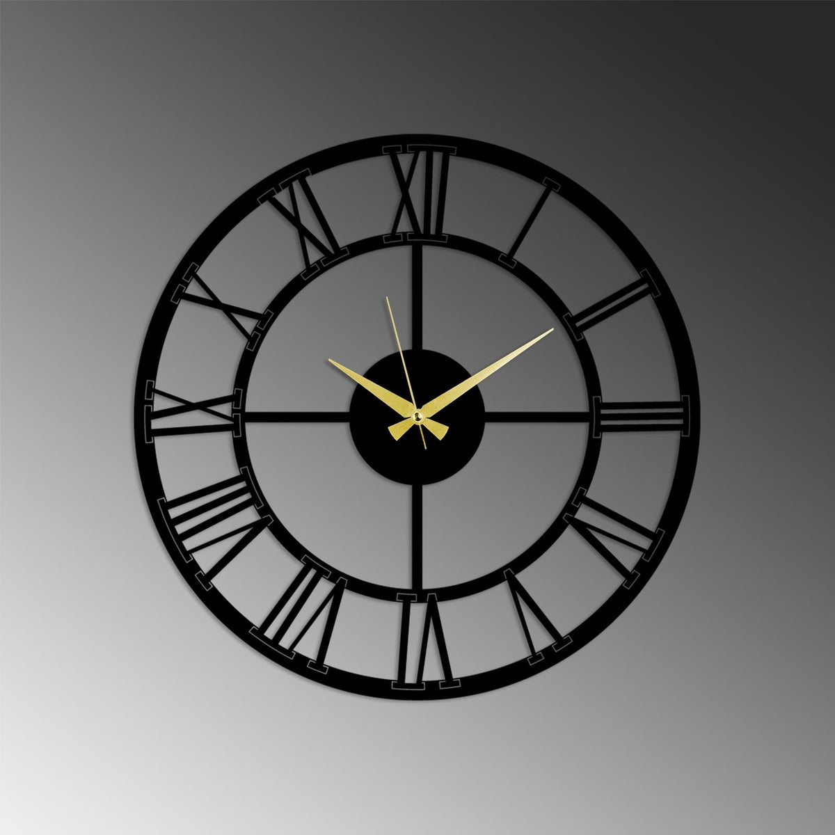 Watch-80 Dekoratif Metal Duvar Saati 