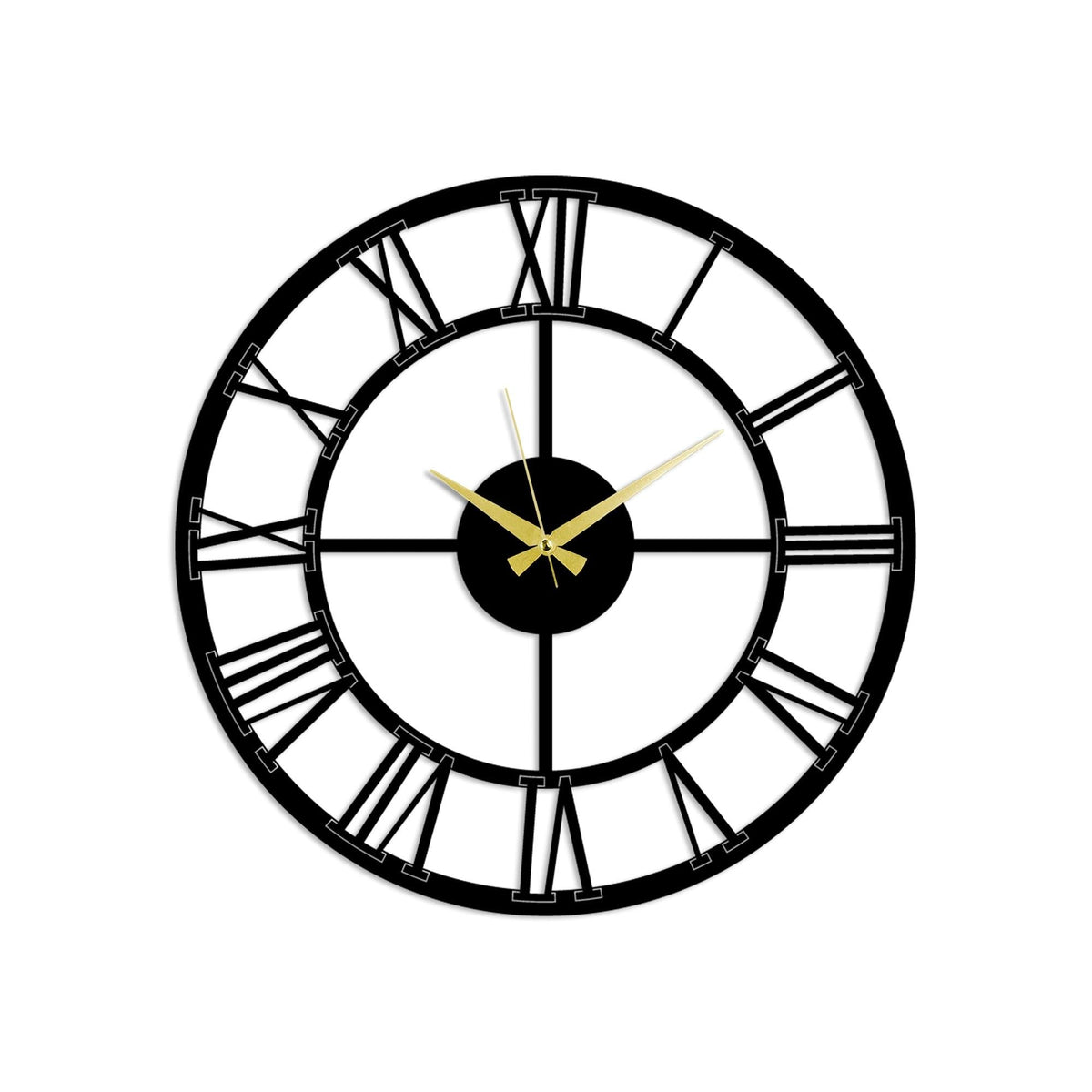Watch-80 Dekoratif Metal Duvar Saati 