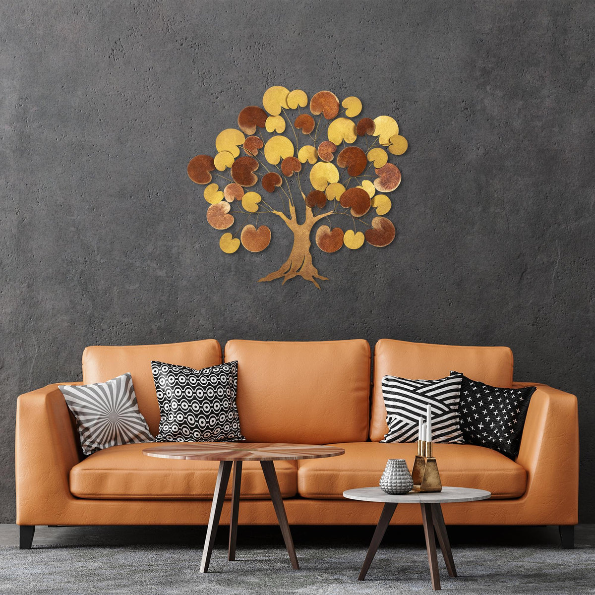 Bys-073 Dekoratif Metal Duvar Tablosu 