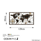 Bys-132-A Dekoratif Metal Duvar Tablosu 