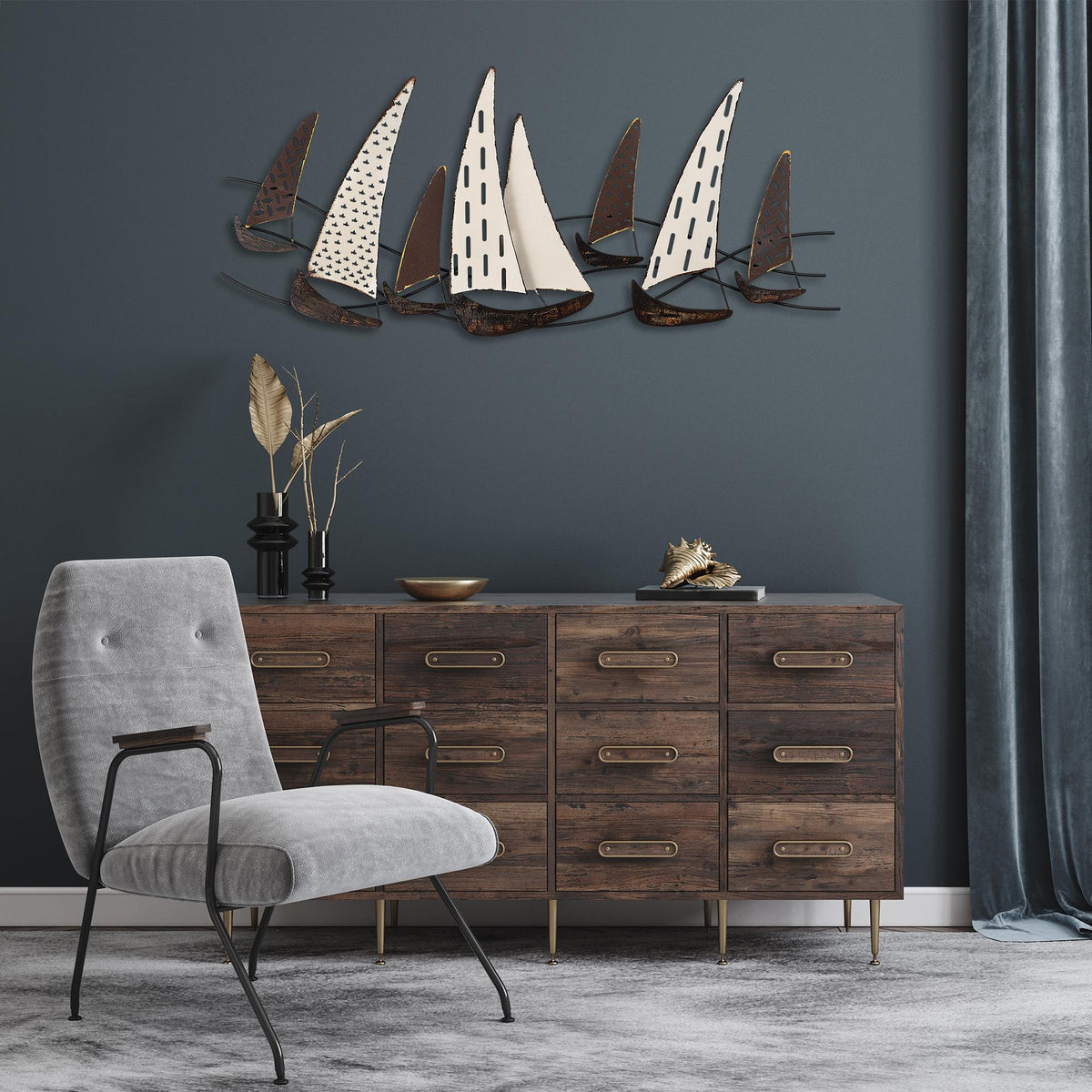 Bys-066 Dekoratif Metal Duvar Tablosu 