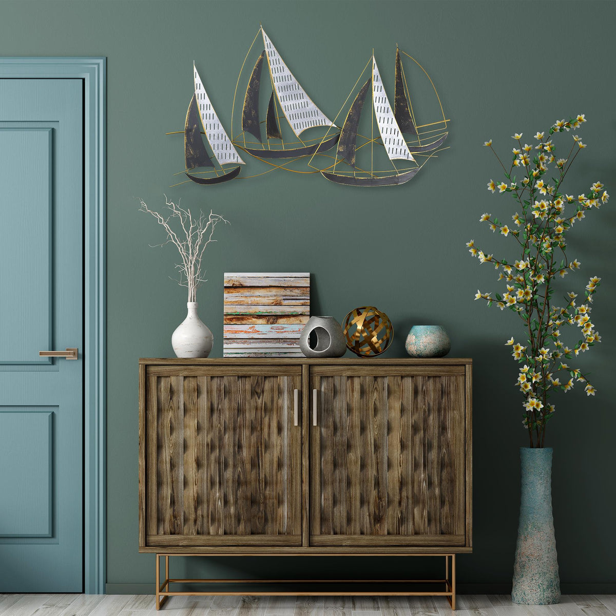 Bys-044 Dekoratif Metal Duvar Tablosu 