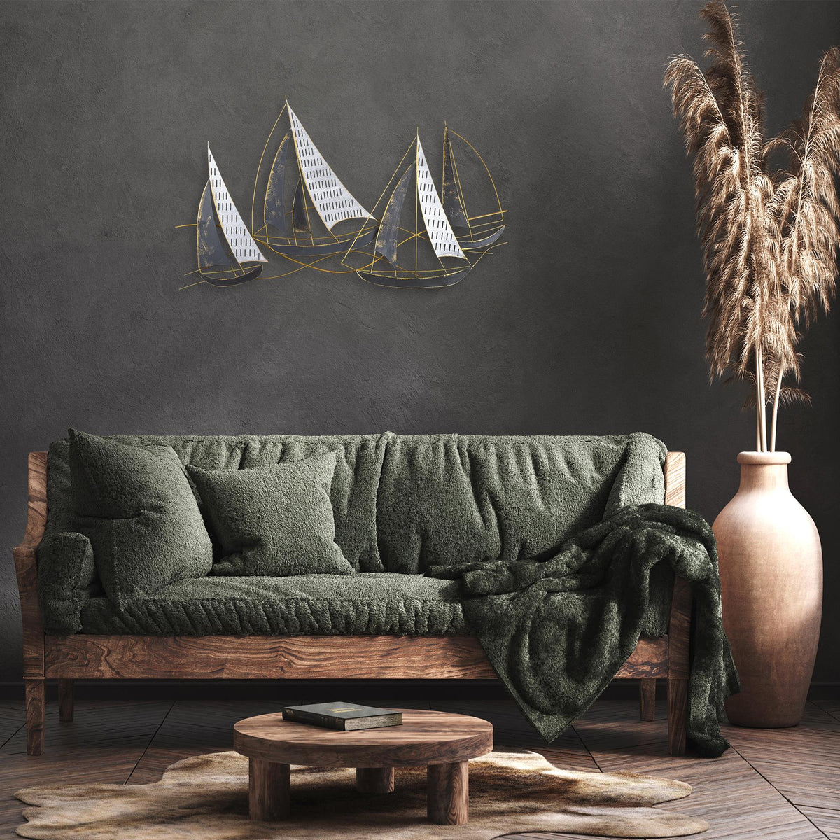 Bys-044 Dekoratif Metal Duvar Tablosu 
