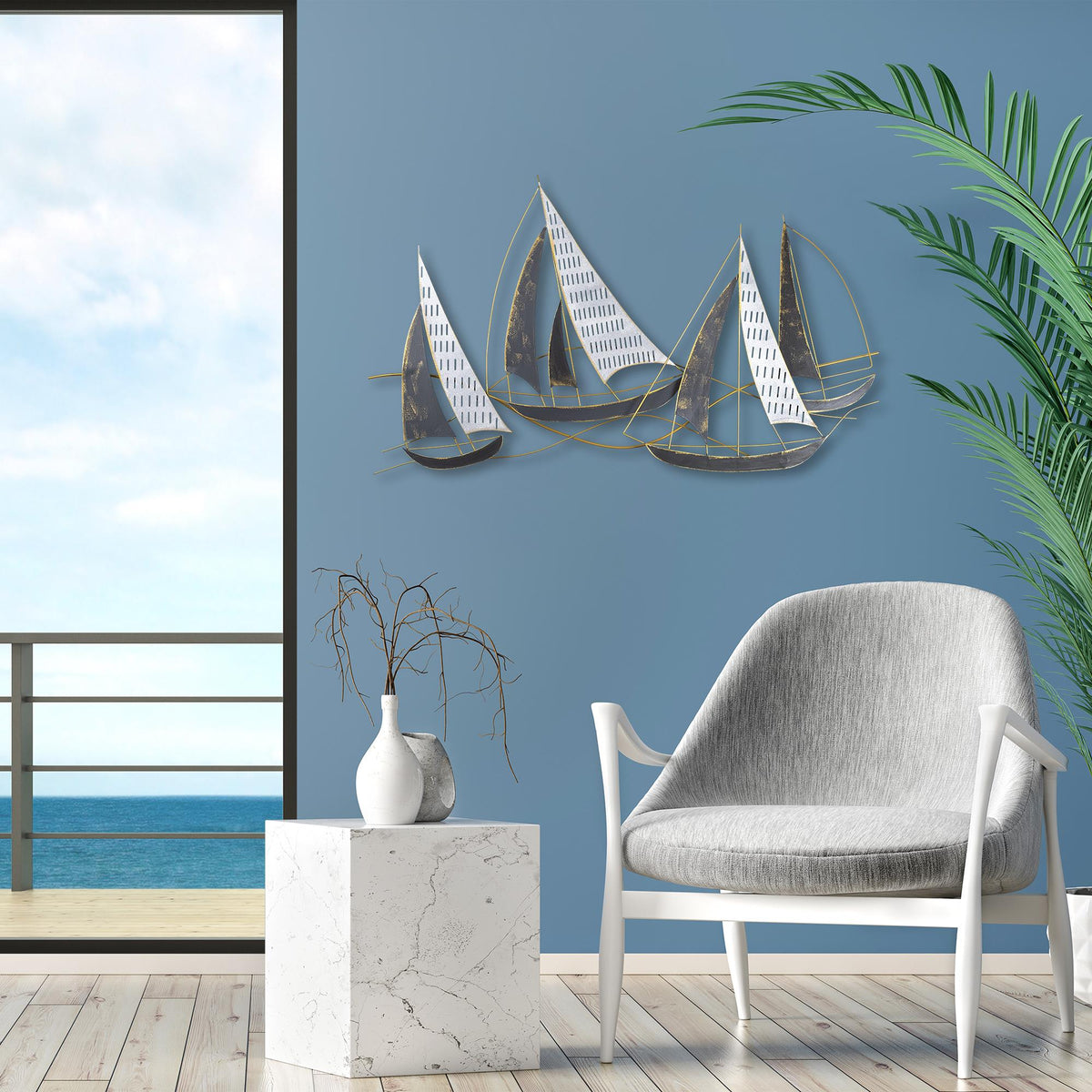Bys-044 Dekoratif Metal Duvar Tablosu 