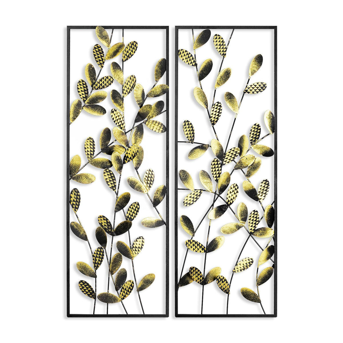 Bys-094-A Dekoratif 2'Li Metal Duvar Tablosu 