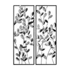 Bys-094 Dekoratif 2'Li Metal Duvar Tablosu 