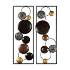 Bys-124 Dekoratif 2'Li Metal Duvar Tablosu 