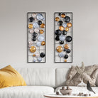 Bys-121 Dekoratif 2'Li Metal Duvar Tablosu 