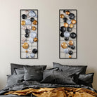 Bys-121 Dekoratif 2'Li Metal Duvar Tablosu 