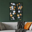 Bys-121 Dekoratif 2'Li Metal Duvar Tablosu 