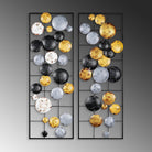 Bys-121-B Dekoratif 2'Li Metal Duvar Tablosu 