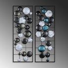 Bys-121-A Dekoratif 2'Li Metal Duvar Tablosu 