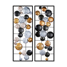 Bys-121 Dekoratif 2'Li Metal Duvar Tablosu 