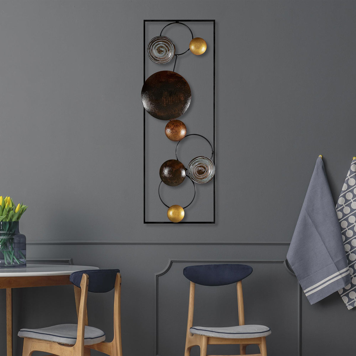 Bys-123 Dekoratif Metal Duvar Tablosu 