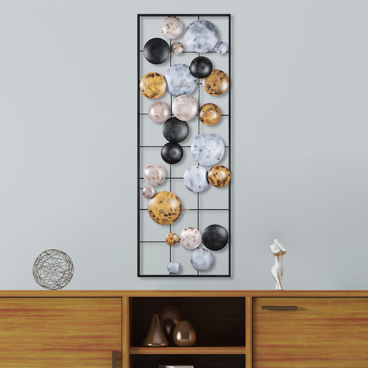 Bys-120 Dekoratif Metal Duvar Tablosu 