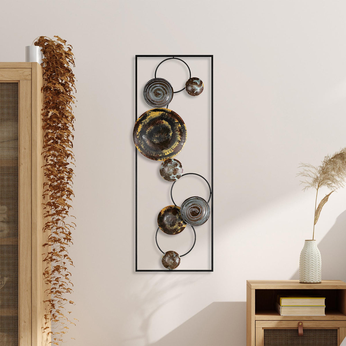Bys-123-A Dekoratif Metal Duvar Tablosu 