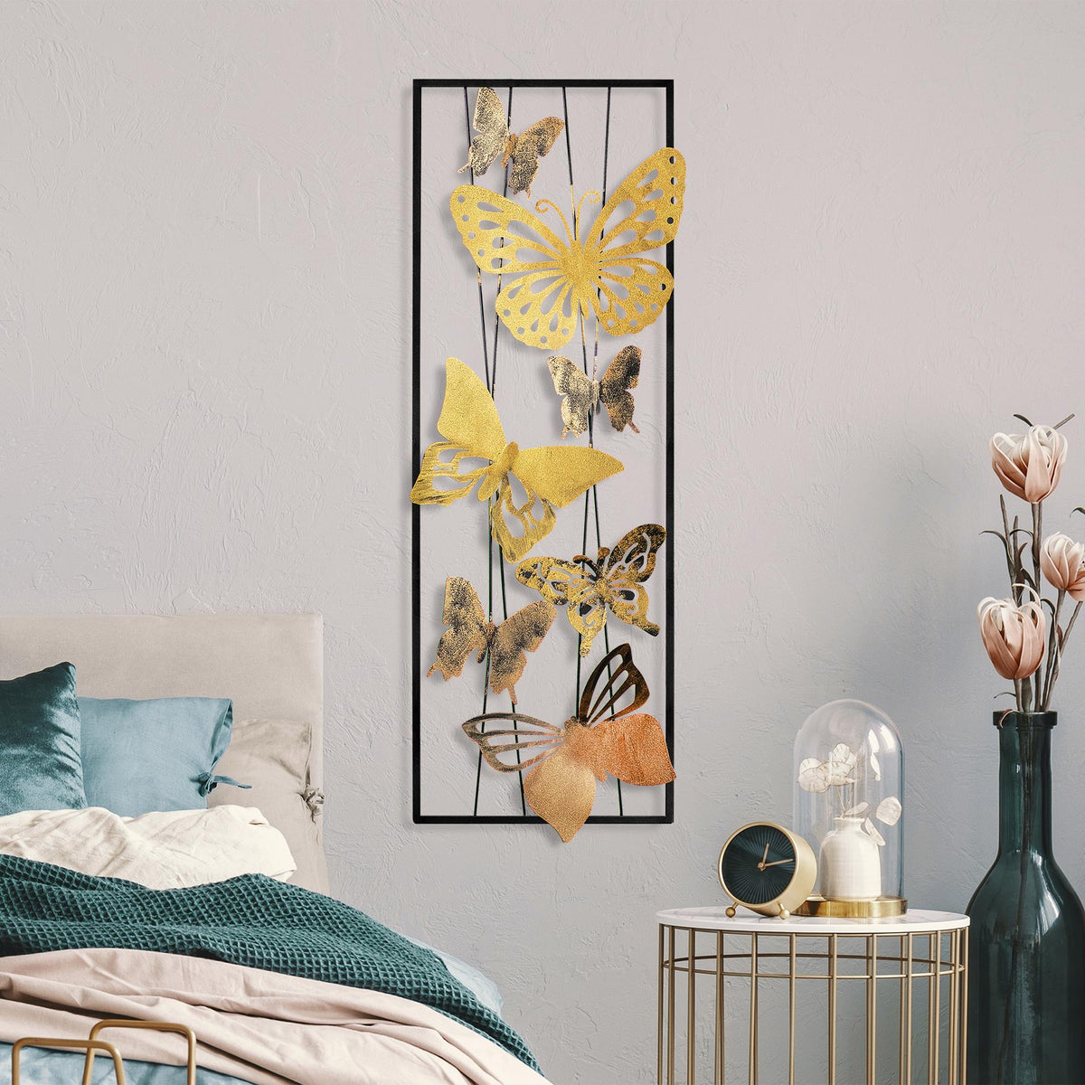Bys-028-A Dekoratif Metal Duvar Tablosu 