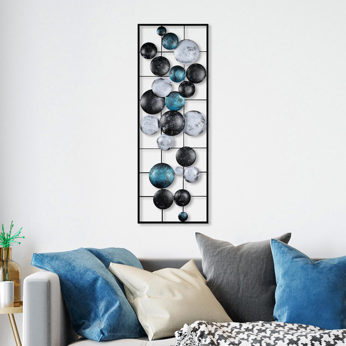Bys-119-A Dekoratif Metal Duvar Tablosu 