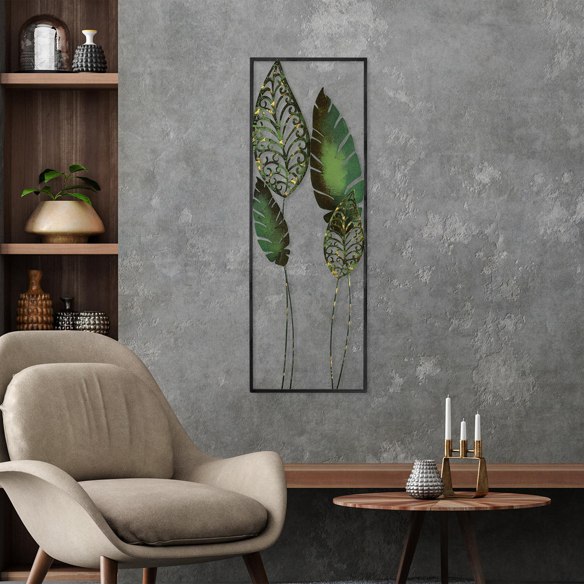 Bys-031-A Dekoratif Metal Duvar Tablosu 