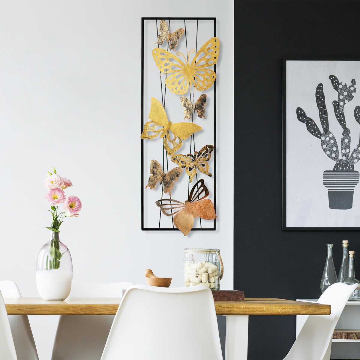 Bys-028-A Dekoratif Metal Duvar Tablosu 