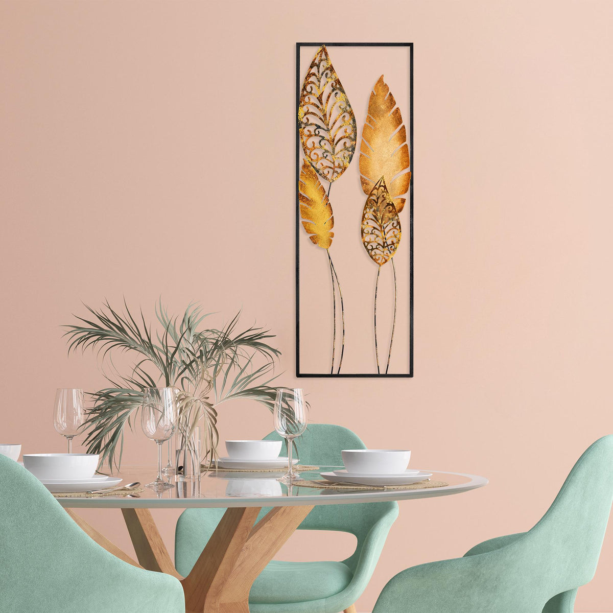 Bys-031-B Dekoratif Metal Duvar Tablosu 