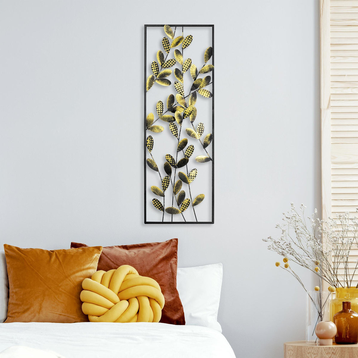 Bys-095-A Dekoratif Metal Duvar Tablosu 