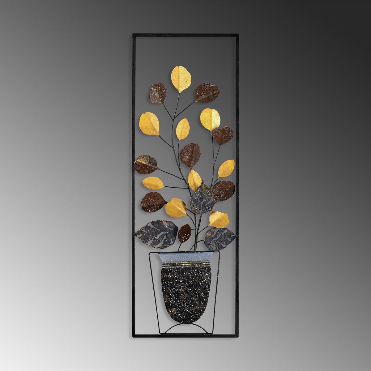Bys-077-A Dekoratif Metal Duvar Tablosu 