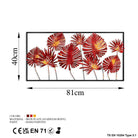 Bys-026-A Dekoratif Metal Duvar Tablosu 
