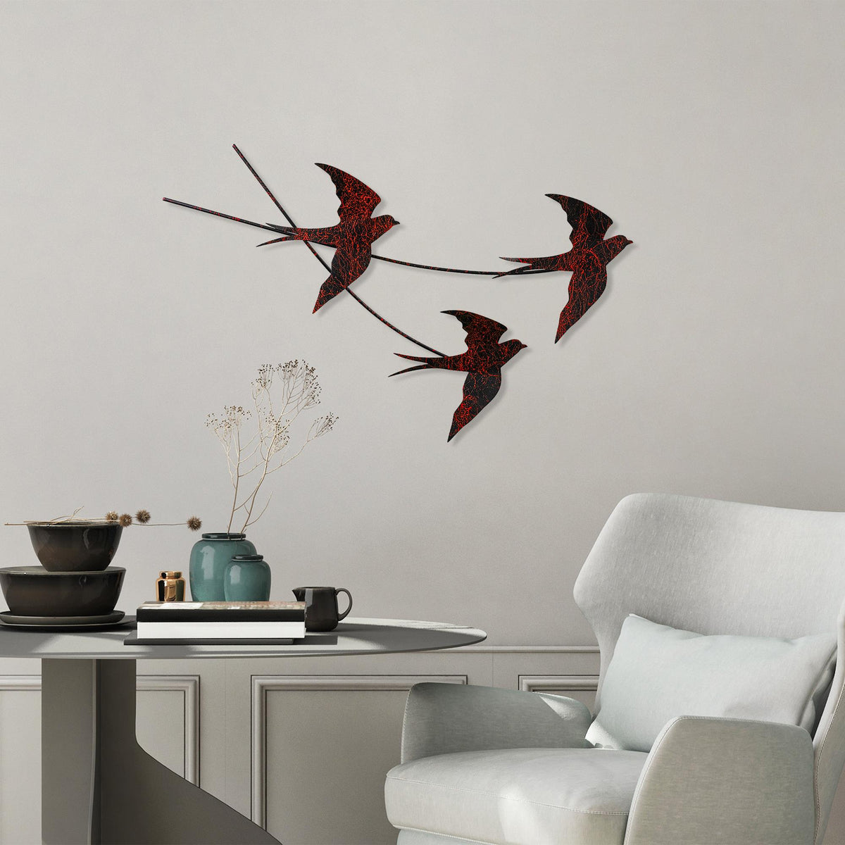 Bys-102 Dekoratif Metal Duvar Tablosu 