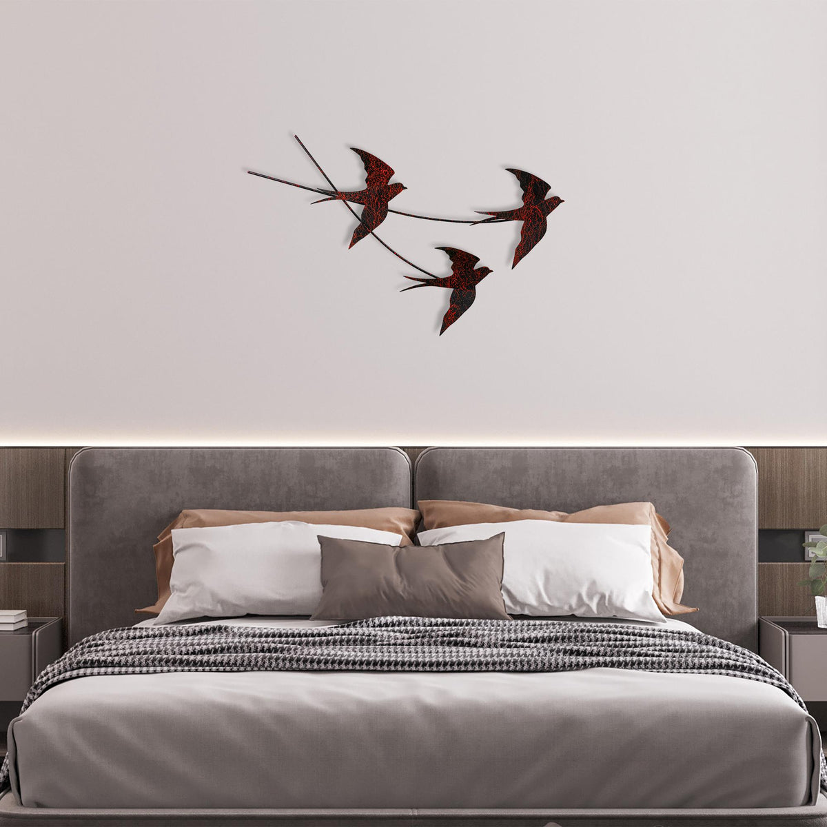 Bys-102 Dekoratif Metal Duvar Tablosu 