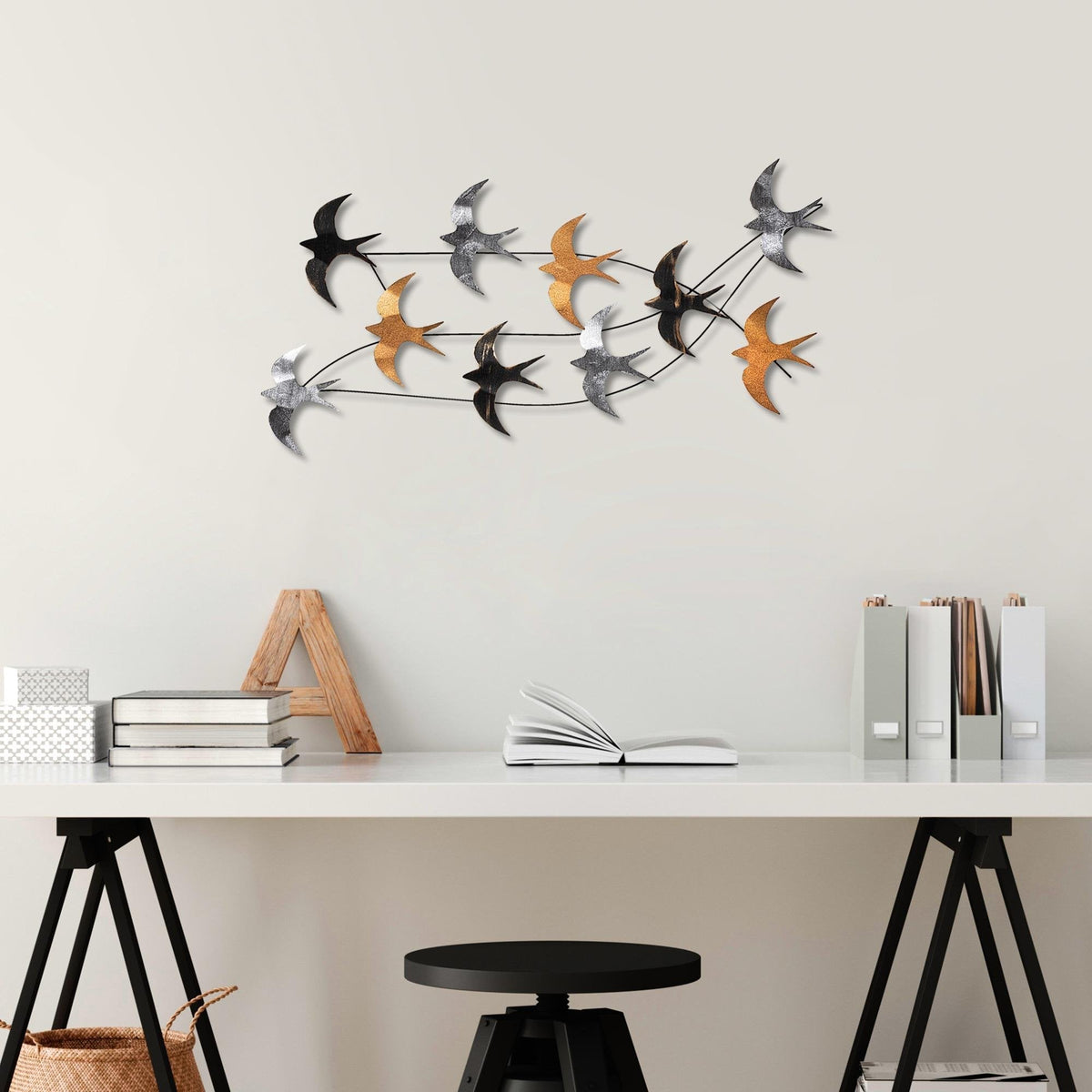 Bys-146 Dekoratif Metal Duvar Tablosu 