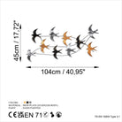 Bys-146 Dekoratif Metal Duvar Tablosu 