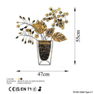 Bys-083-A Dekoratif Metal Duvar Tablosu 