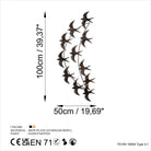 Bys-144 Dekoratif Metal Duvar Tablosu 