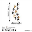 Bys-143 Dekoratif Metal Duvar Tablosu 