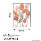 Bys-030-A Dekoratif Metal Duvar Tablosu 