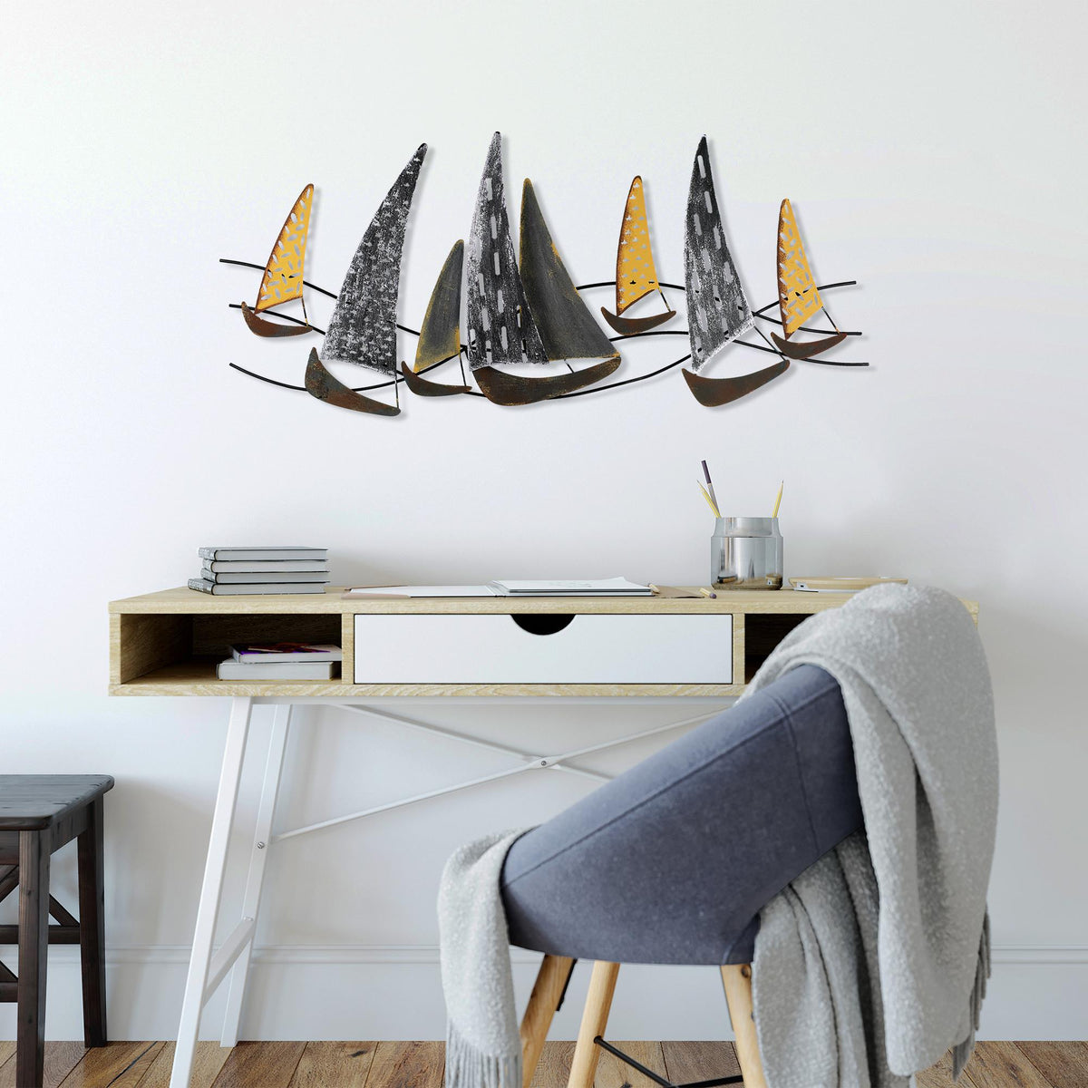 Bys-066-A Dekoratif Metal Duvar Tablosu 