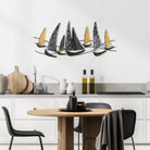 Bys-066-A Dekoratif Metal Duvar Tablosu 
