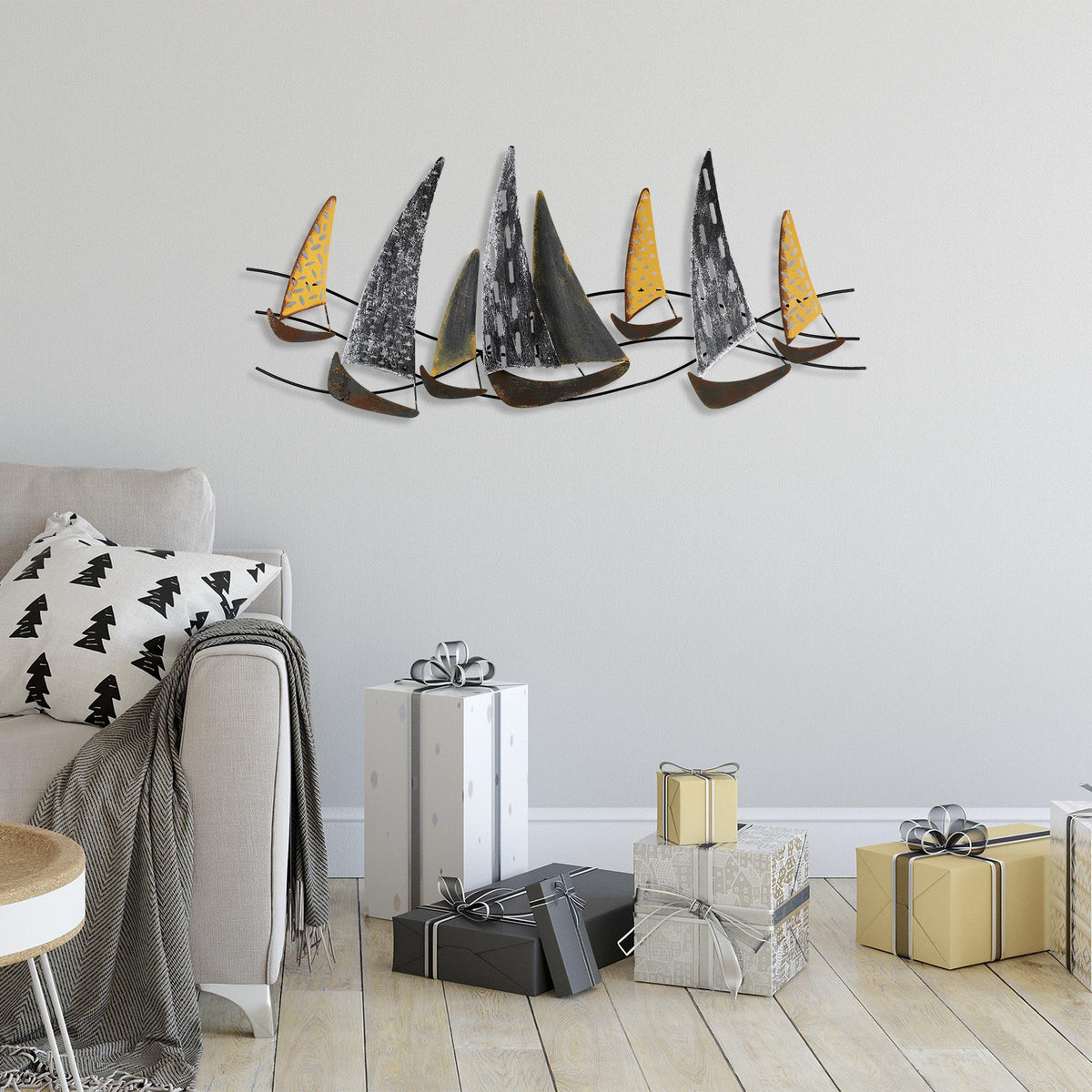 Bys-066-A Dekoratif Metal Duvar Tablosu 