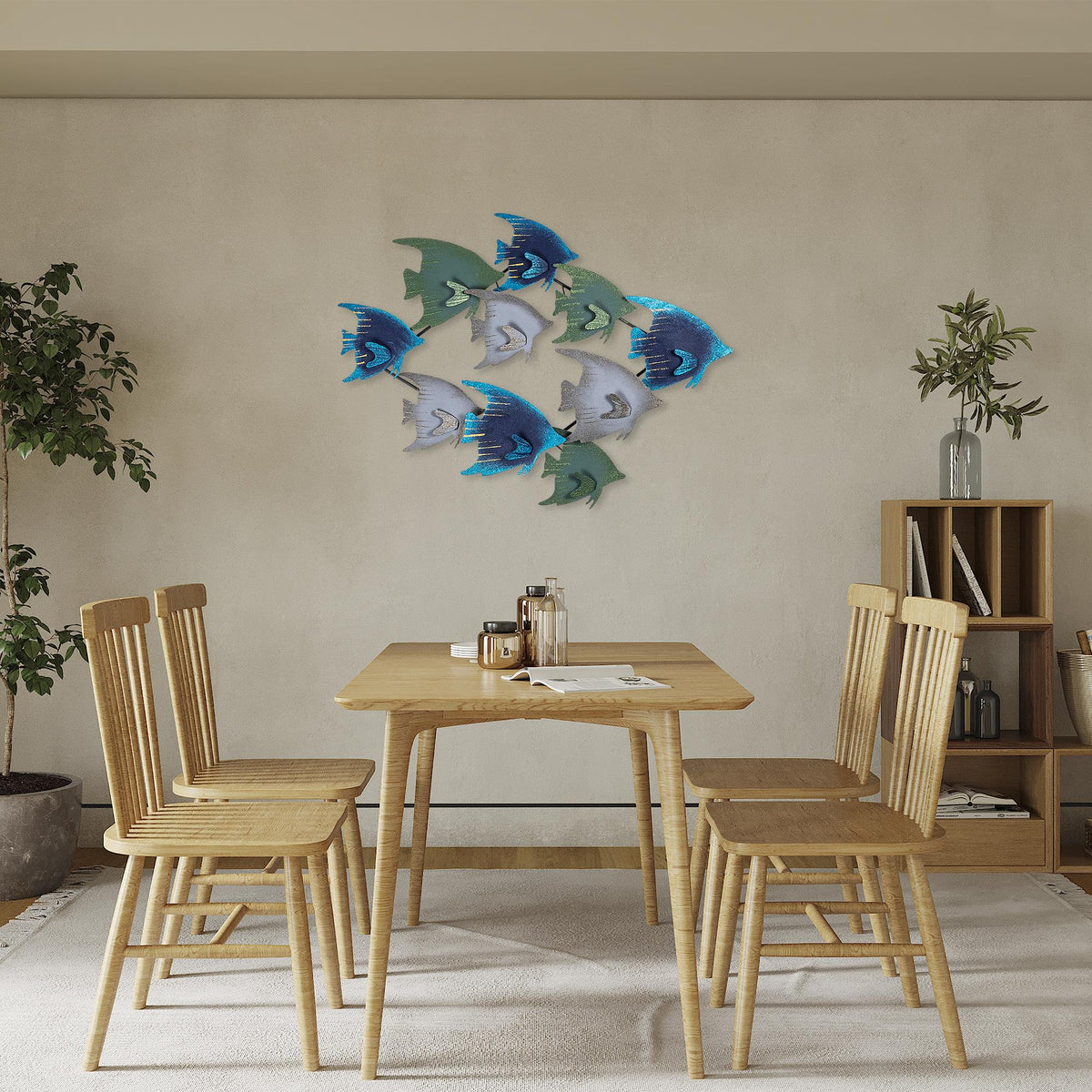 Bys-068 Dekoratif Metal Duvar Tablosu 