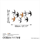 Bys-152 Dekoratif Metal Duvar Tablosu 
