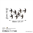 Bys-151 Dekoratif Metal Duvar Tablosu 