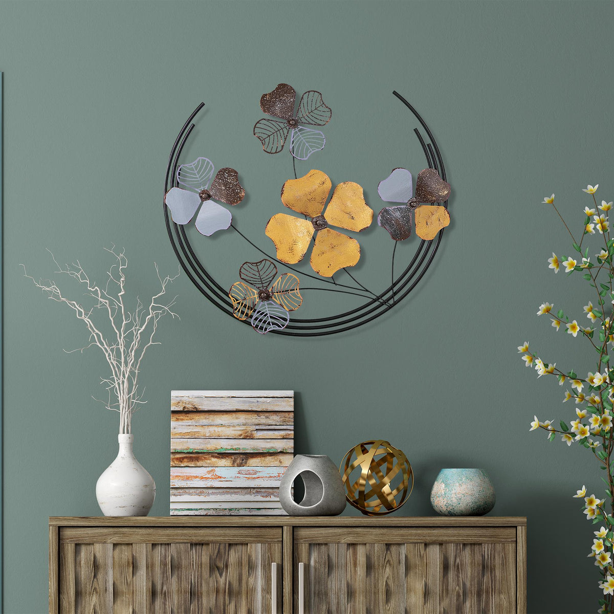 Bys-010-A Dekoratif Metal Duvar Tablosu 