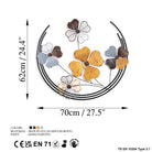 Bys-010-A Dekoratif Metal Duvar Tablosu 