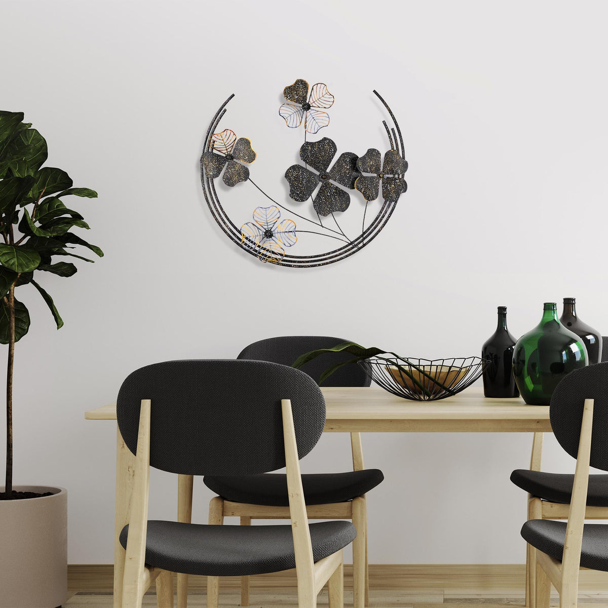 Bys-010-B Dekoratif Metal Duvar Tablosu 